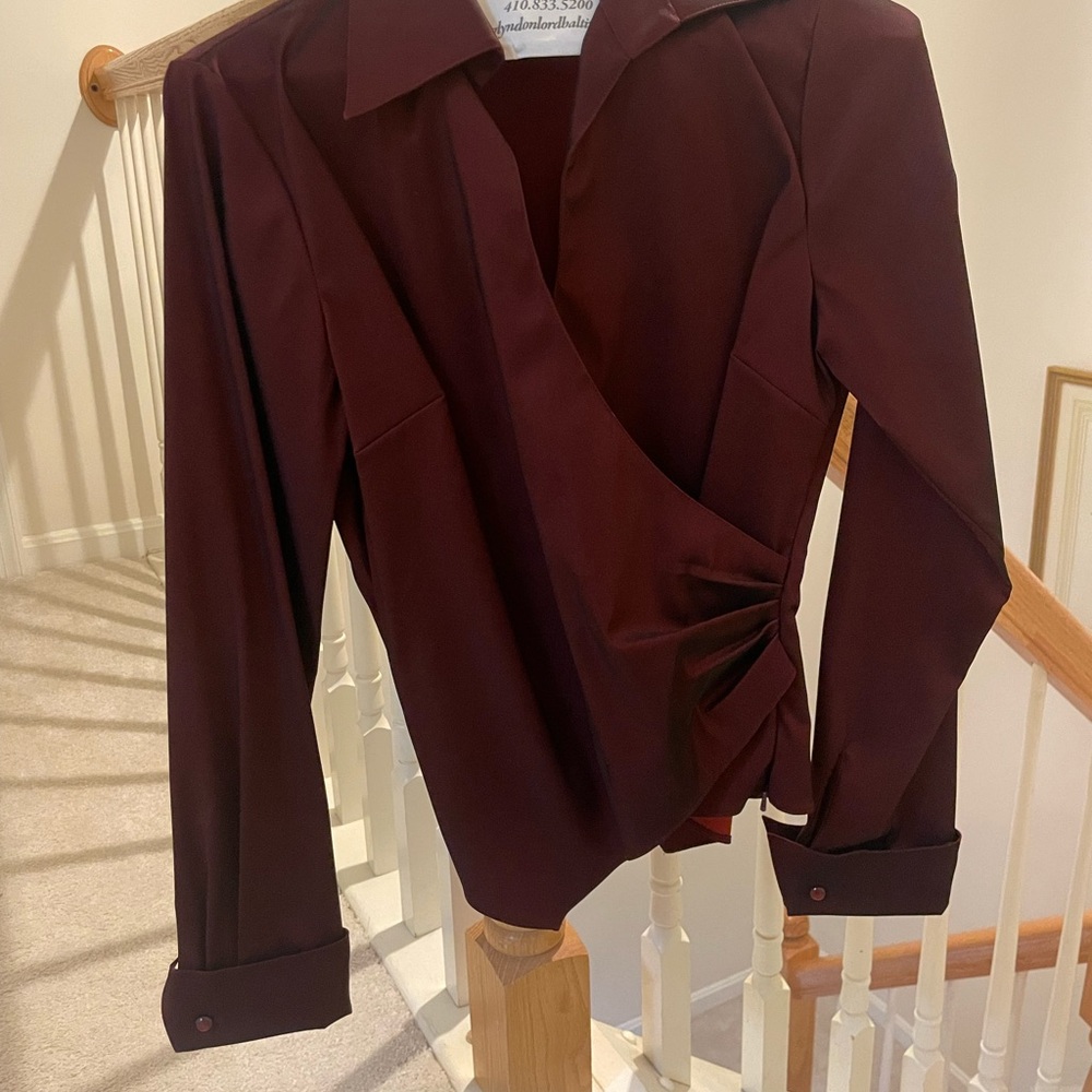 Chetta B Red Blouse